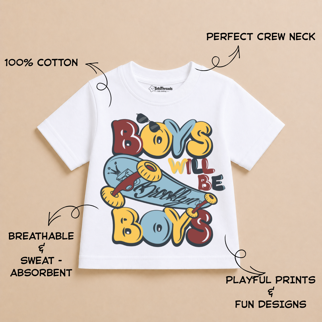 Boys Will Be Boys | Kids Tshirt