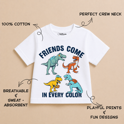 Friends Come In Every Colour | Kids Tshirt