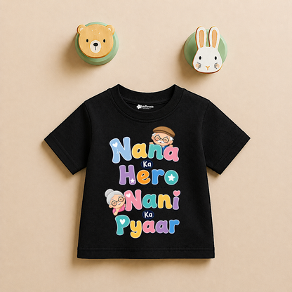 Nana Ka Hero Nani Ka Pyaar | Kids Tshirt
