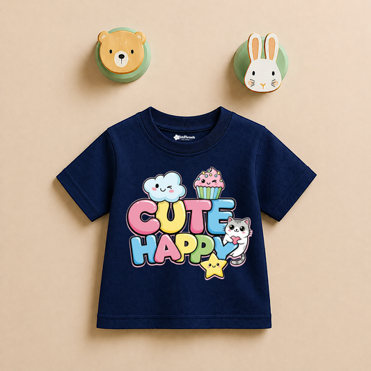 Cute Happy | Kids Tshirt