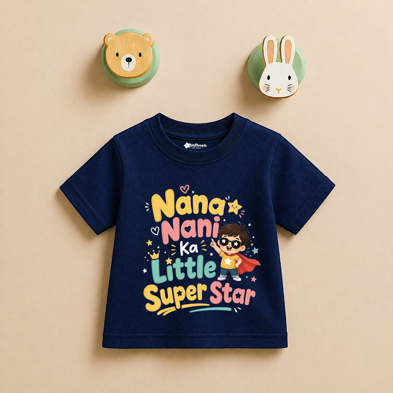 Nana Nani Ka Little Superstar | Kids Tshirt