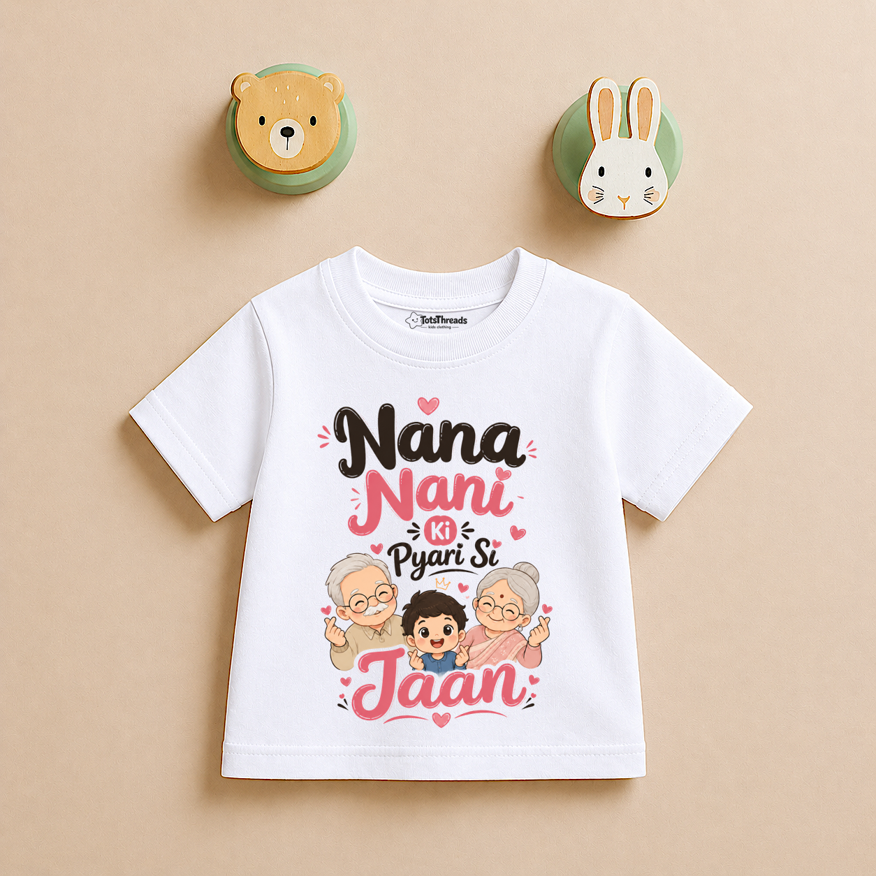 Nana Nani Ki Pyaari Si Jaan | Kids Tshirt