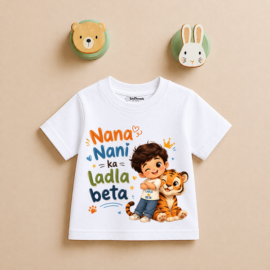 Nana Nani Ka Ladla Beta | Kids Tshirt